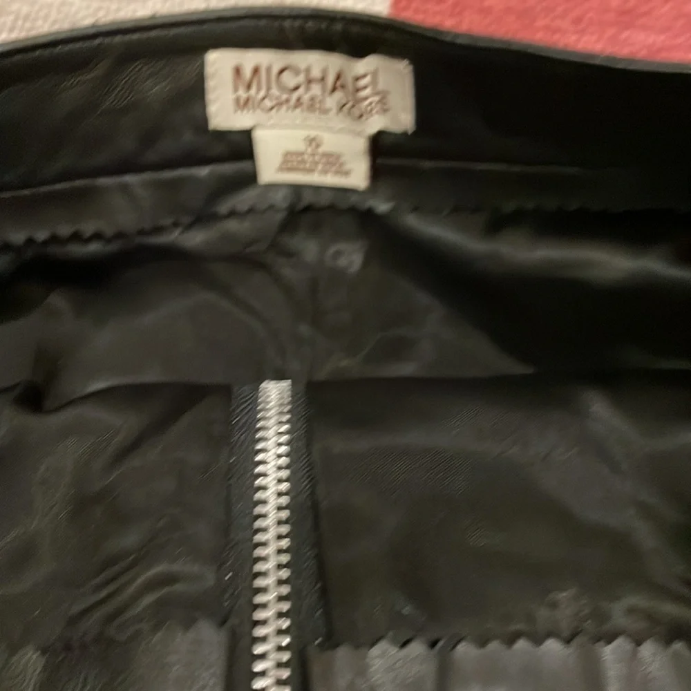Michael Kors Leather Skirt - Picture 4 of 5